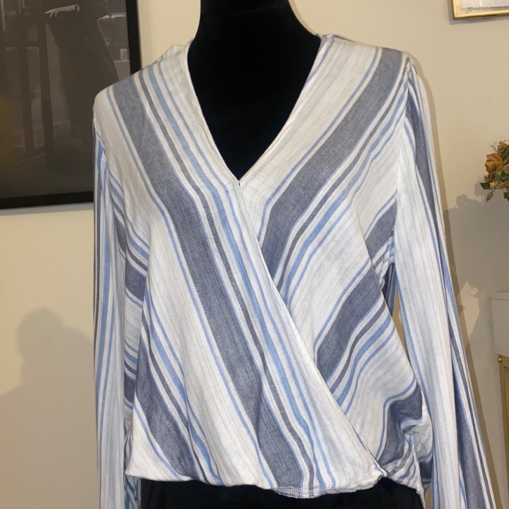 Long Sleeve Button Blouse